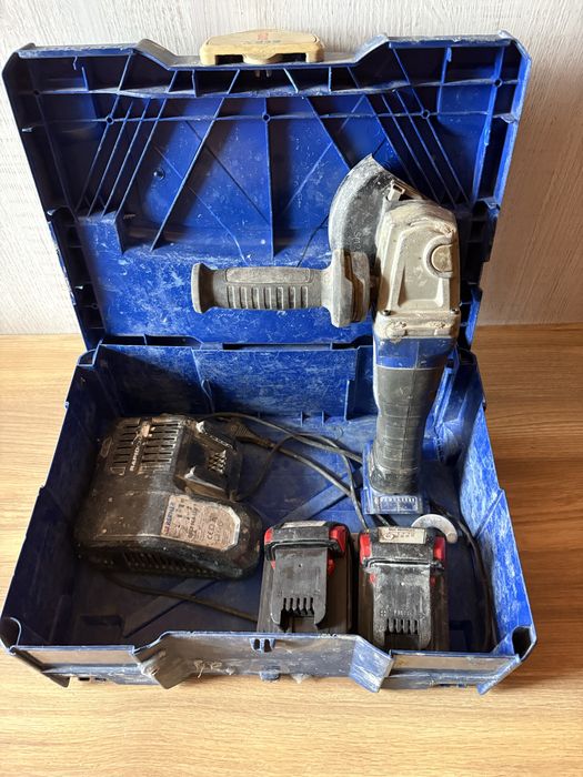 Szlifierka kątowa Berner m18 2x 5Ah ladowarka box. Pasuje do milwaukee m18.