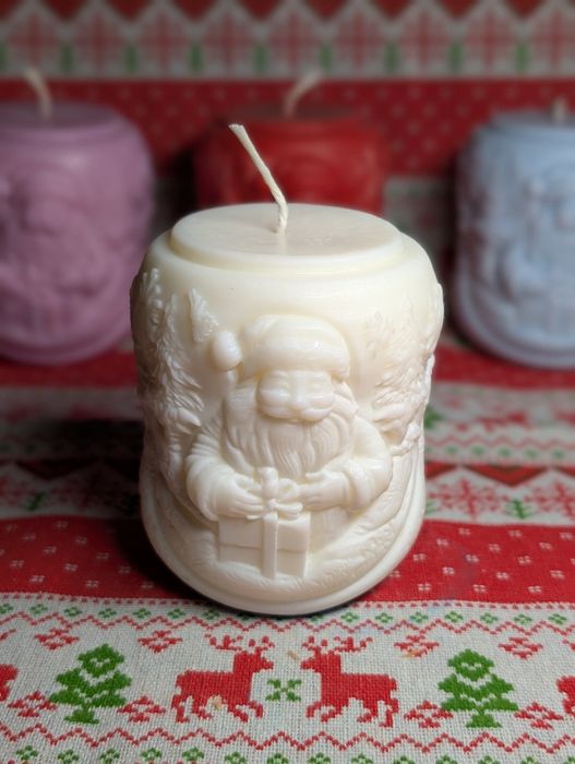 Свічки з соєвого воску, святковий декор