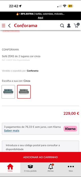 sofá + duas poltronas com 4 almofadas