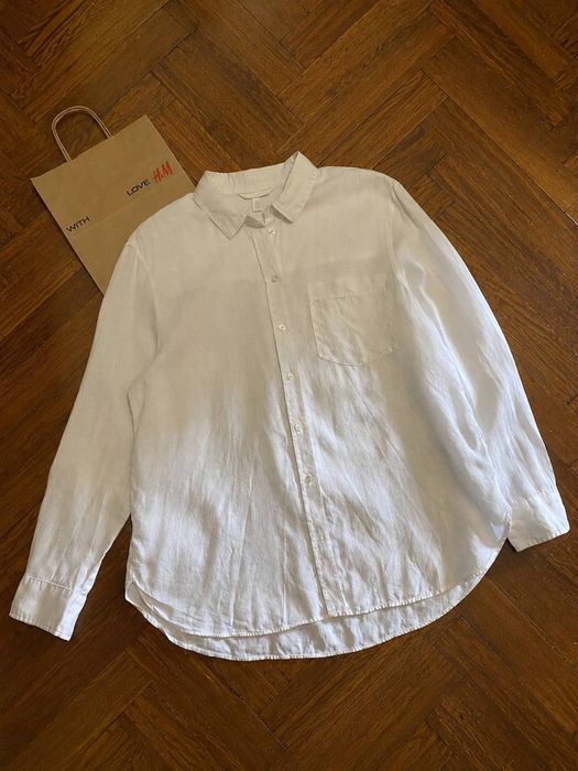 Льняная рубашка H&M