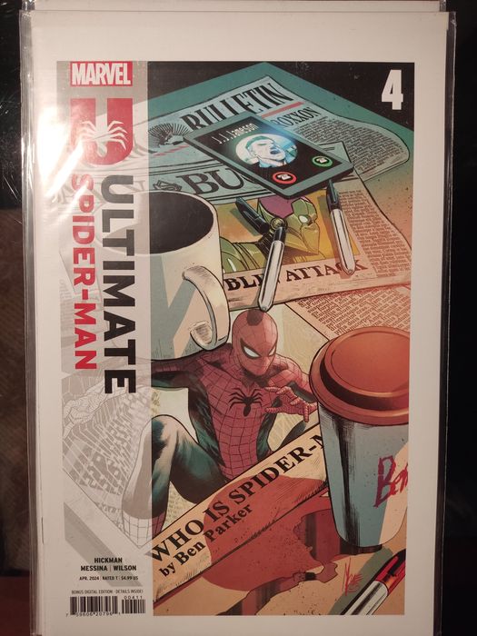 Комплект оригінальних коміксів Ultimate Spider-Man 2024 (6 випусків)