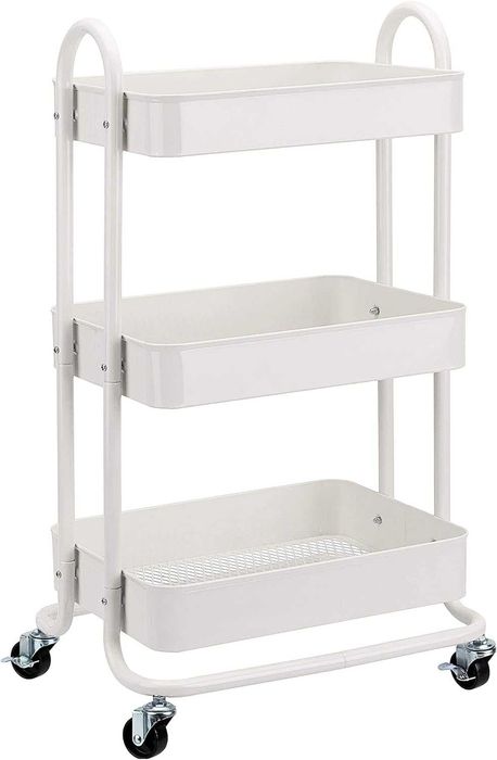 Carrinho de cozinha quarto sala [cinza/branco/rosa/menta] ENVIO GRÁTiS