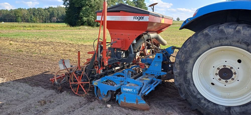 Zestaw uprawowo siewny 3m  Lemken Roger ( unia amazone sulky )