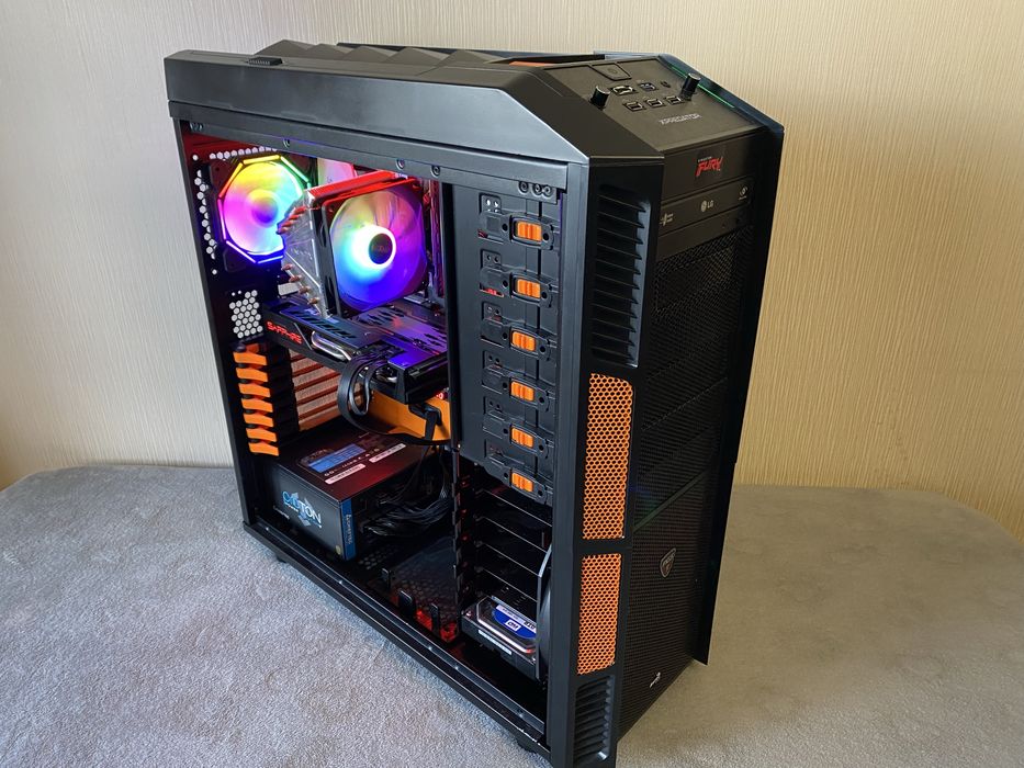 Новый Игровой ПК Intel Core I7 7700K | RX 5700 XT 8 gb | 16 gb DDR4 3200 Mhz Идеал