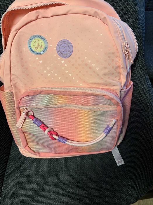 Conjunto de Mochila+Estojo+Lancheira| Marshmallow | NOVOS
