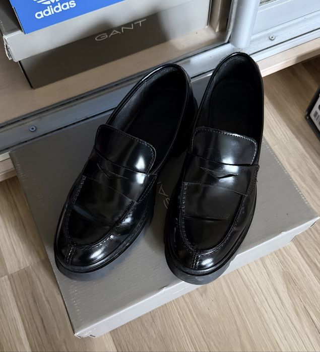 Лофери жіночі gant натуральна лакована шкіра