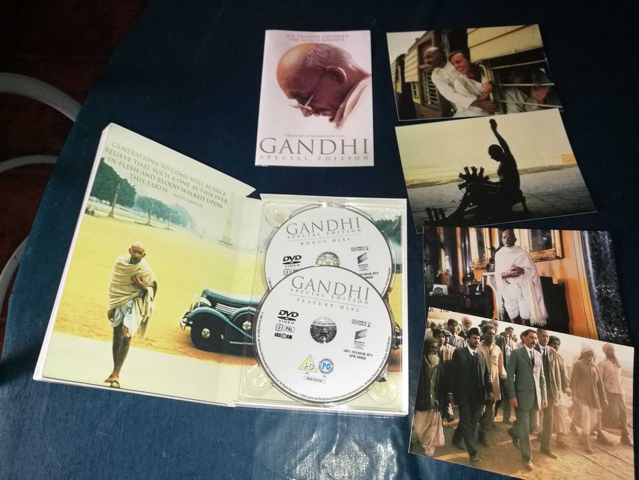 GANDHI (EDIÇÃO ESPECIAL CAIXA COM POSTAIS)	DVD (legendagem em Inglês)