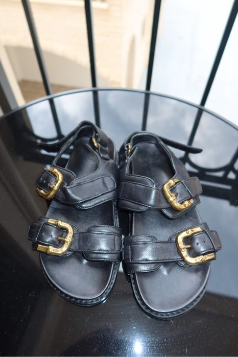 Кожаные босоножки Massimo dutti