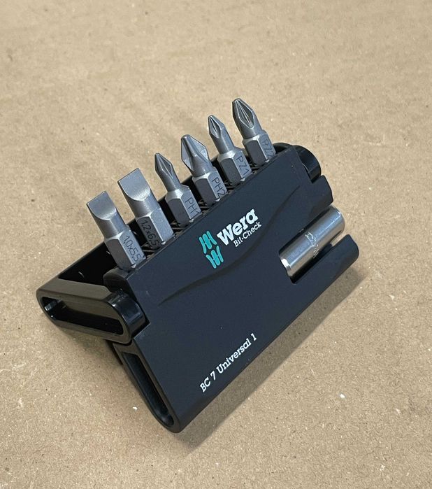 Zestaw bitów 7 el. PZ PH Płaskie Adapter Wera Bit-Check 7 Universal 1