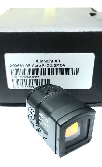 Коллиматорный прицел Aimpoint ACRO P-2 3.5 MOA оригинал, новый, закрытый коллиматорный прицел