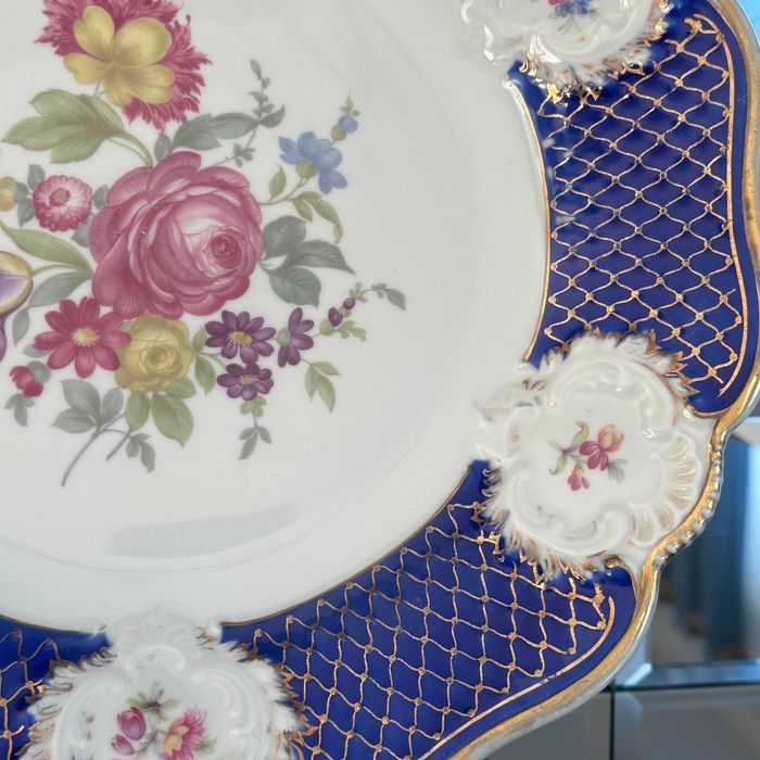 Patera porcelanowa z kobaltem – Rosenthal