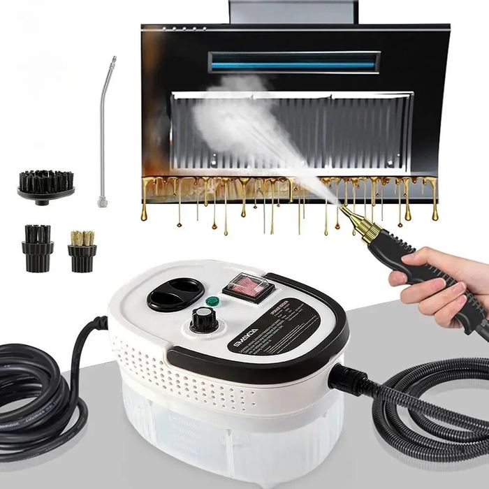 Пароочисник Domotec MS-5354 2500W потужний ручний відпарювач для дому