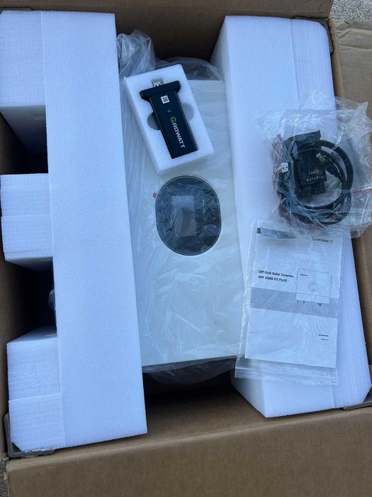 Inversor Growatt Off Grid SPF 6000 Plus - com datalogger wifi Usado 4 meses
