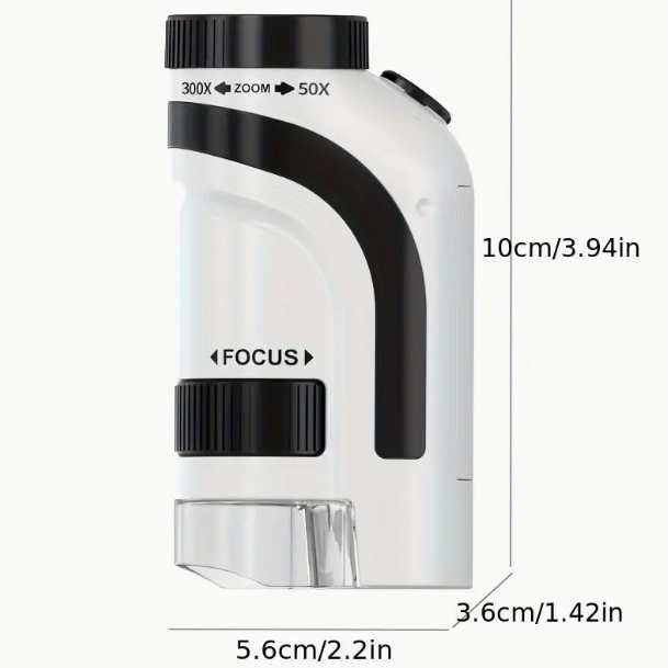 Microscópio portátil  Kit Científico para Crianças