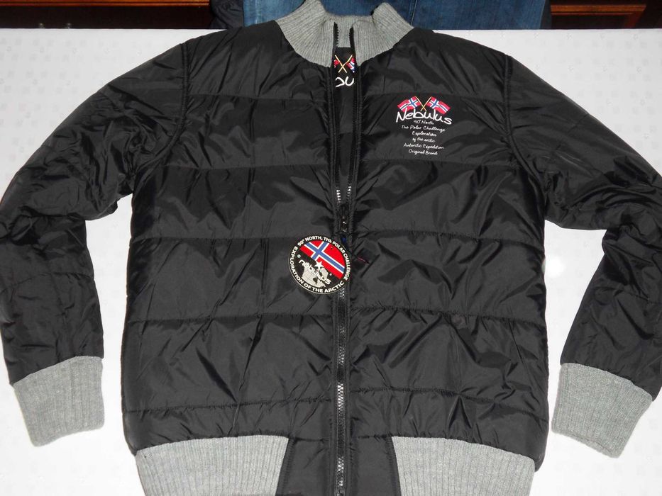 kurtka męska dwustronna, ocieplana Nebulus XL-,bomberka,pilotka