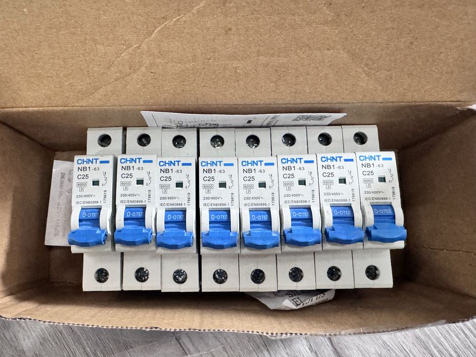 Модульний автоматичний вимикач Chint NB1-63  C25