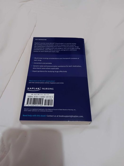 NCLEX Drug Guide" Book (8th Edition)64737763555458122