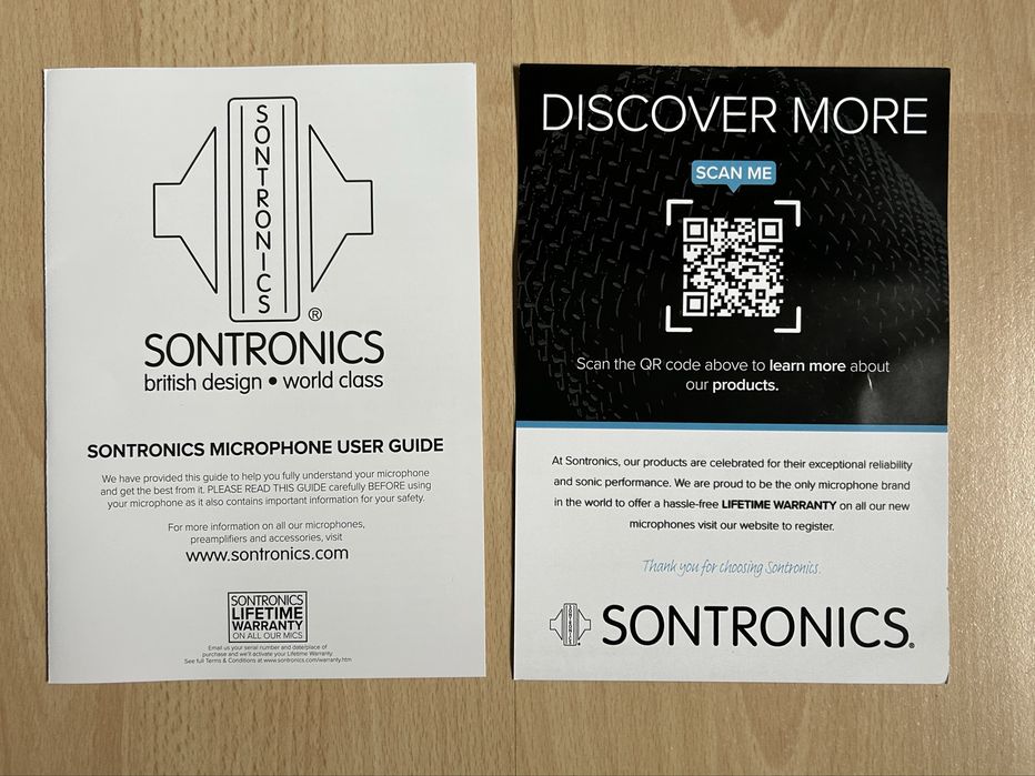 Mikrofony para stereo Sontronics STC-1S black