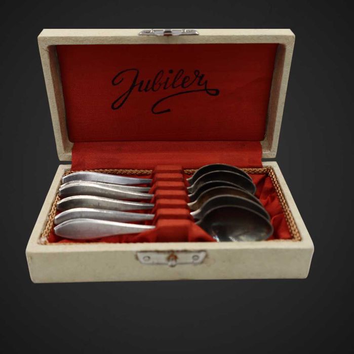 Małe łyżeczki plater Jubiler PRL  B5/010477