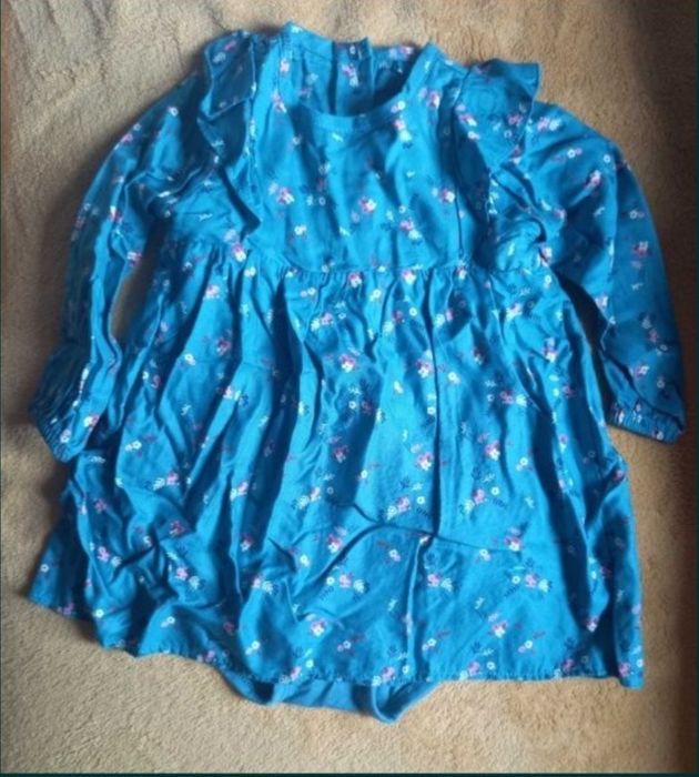 Pakiet! 6 szt. Sukieneczki dla dziewczynki, r. 74-80, H&M, Nutmeg