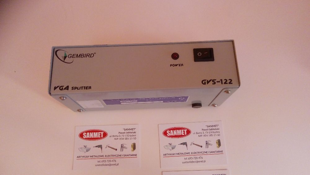 spliter VGA gembird gvs 122 bez zasilacza