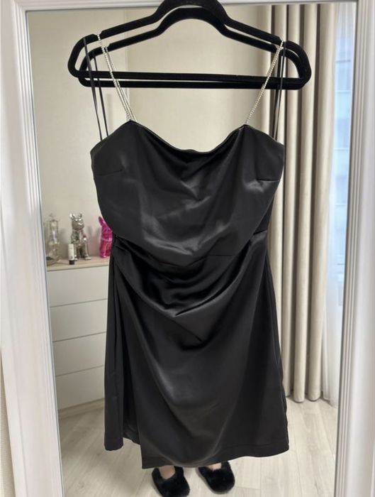 Zara M сукня чорна платье черное