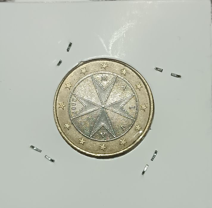 2 moeda 2008 F  1 euro e 2 euros