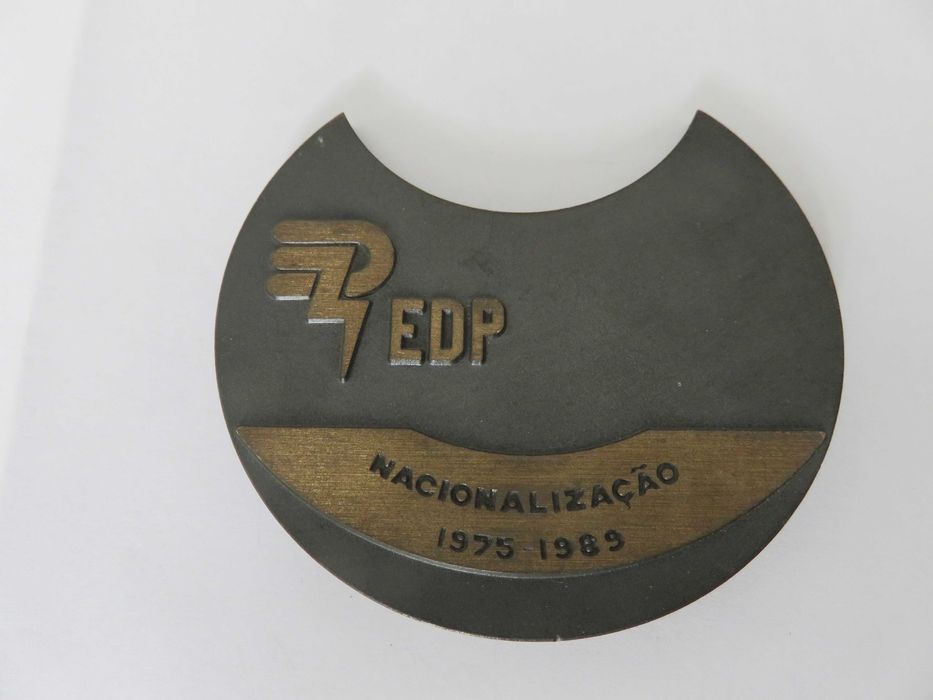 Medalhas Antigas Comemorativas Nacionalização Aniversário EDP.