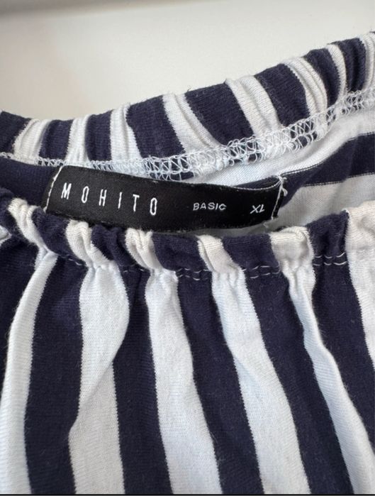 Sukienka hiszpanka w paski Mohito r. XL