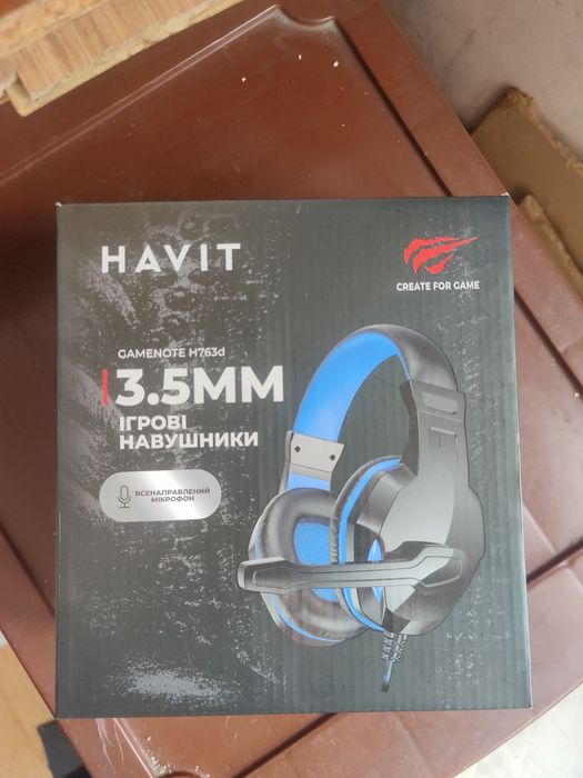 Наушники игровые Havit для ПК НОВЫЕ !