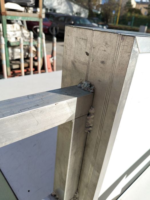 Konstrukcja szyld reklamowy aluminium