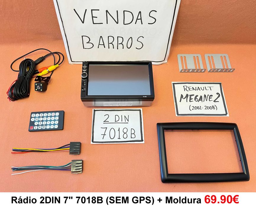 (NOVO) Rádio 2DIN • Renault Megane II (2) • Android [4+64GB] • GPS dCi