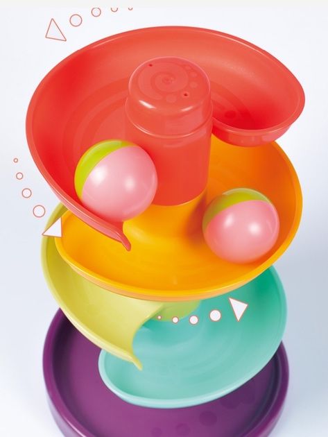 игрушка Башня с шариками (Ball Drop and Roll Swirling Tower).