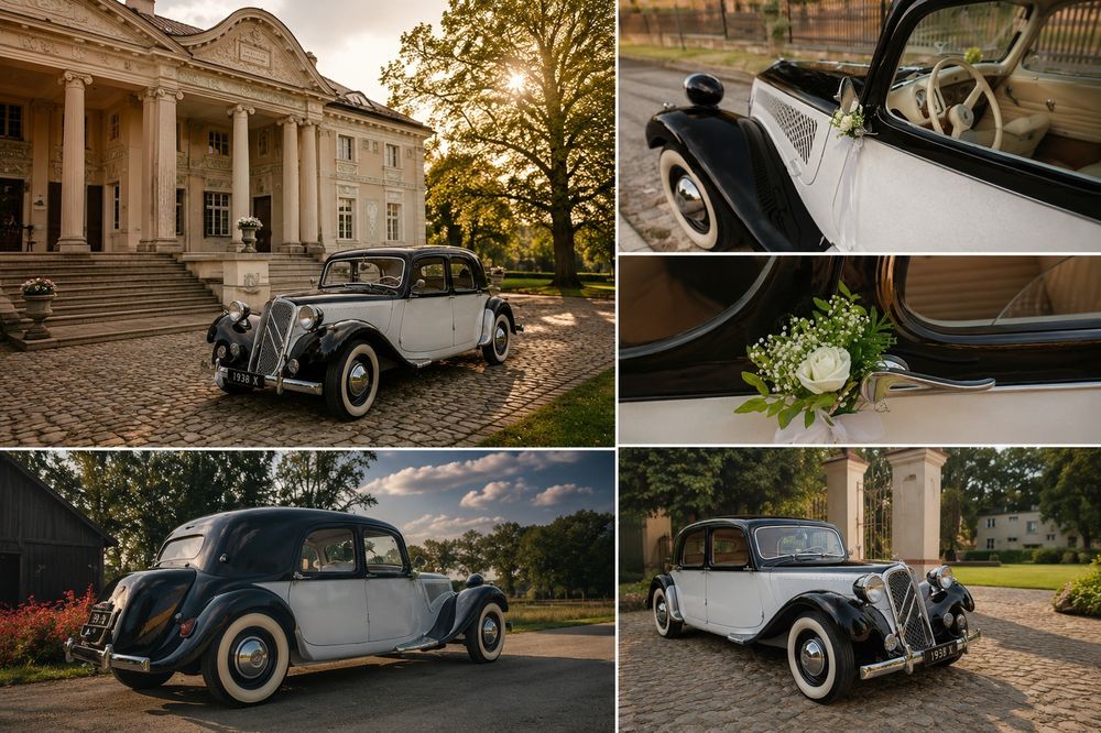 Auto do Ślubu - Wesele  przedwojenny 1938r