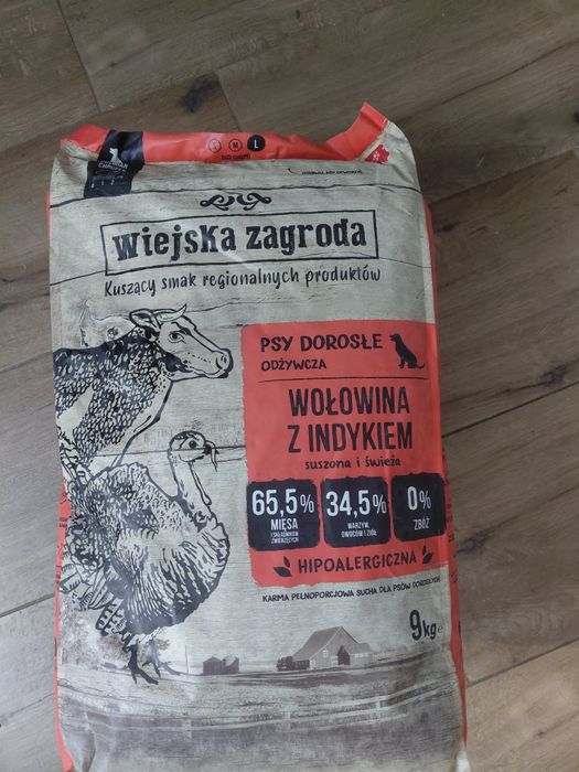 Wiejska zagroda wołowina z indykiem 9 kg