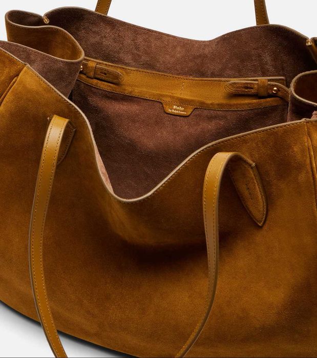 Torba zamszowa Polo Ralph Lauren