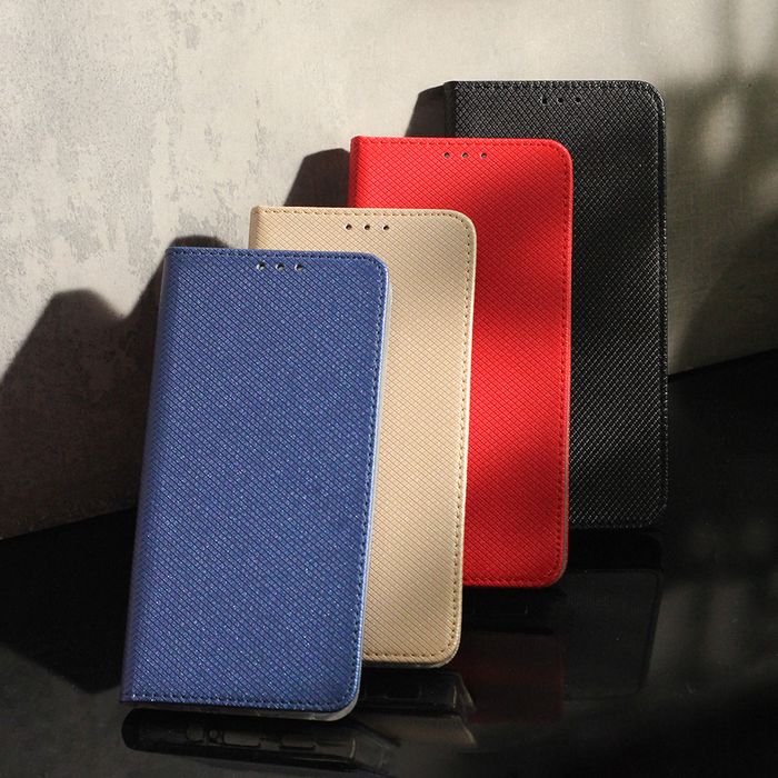 Etui Smart Magnet do Motorola Moto G86 czerwone