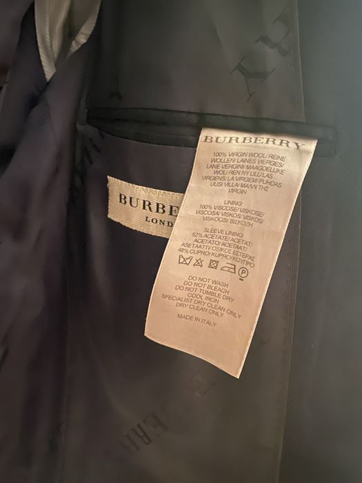 Blazer preto Burberry