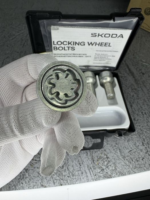 Набір болтів секреток Фольцваген Шкода 17мм 000071597С / 1K0698137A