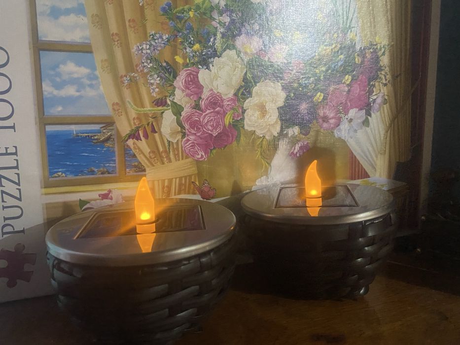 Два світильника на сонячній батареї, 499 грн.