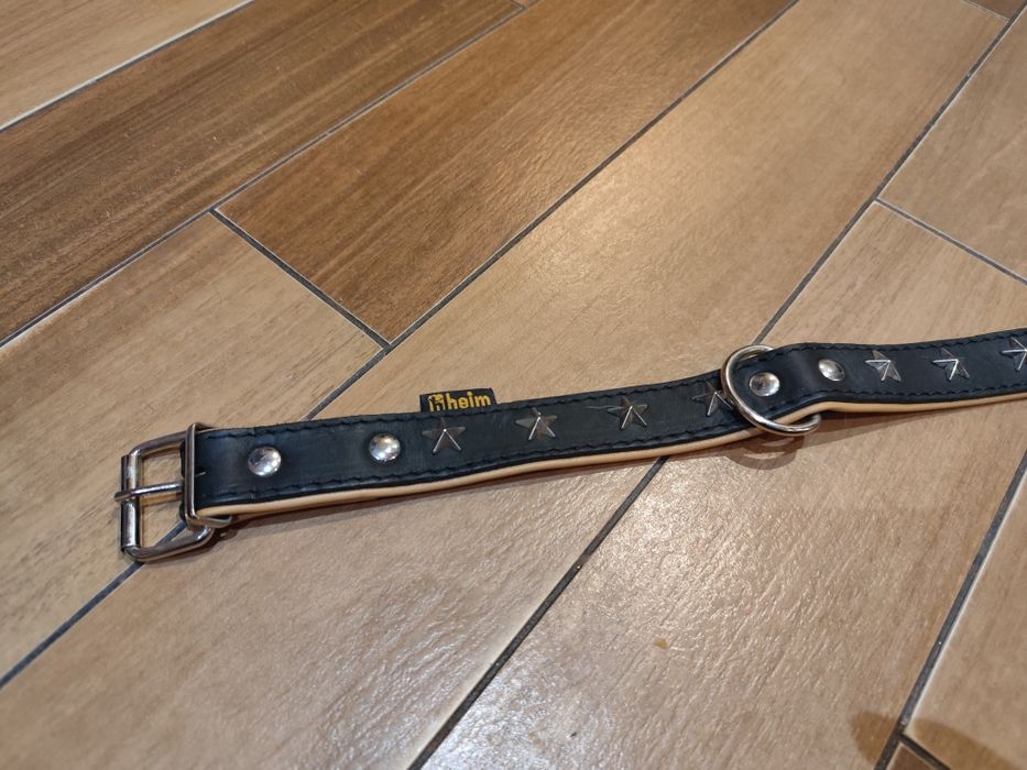 Obroża skórzana Heim obwód szyi: 38-46 cm