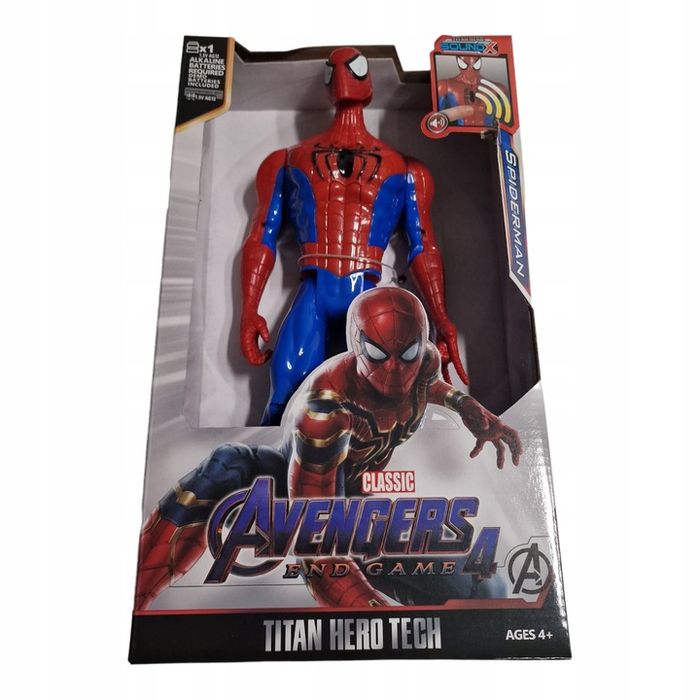 Spiderman Duża Figurka Spider Man Światło Dźwięk - Idealny Prezent