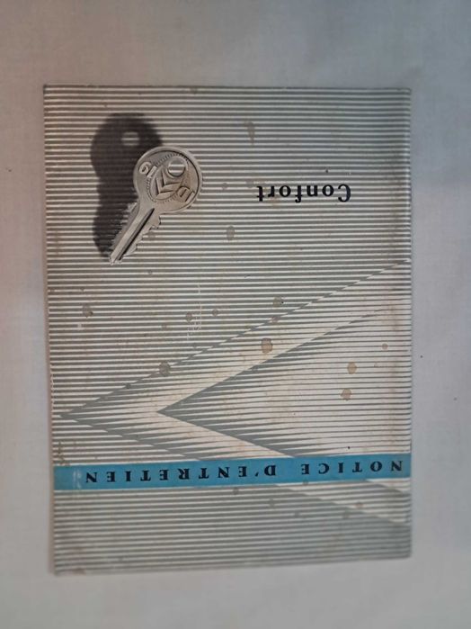 Manuais do carro ou proprietário clássicos