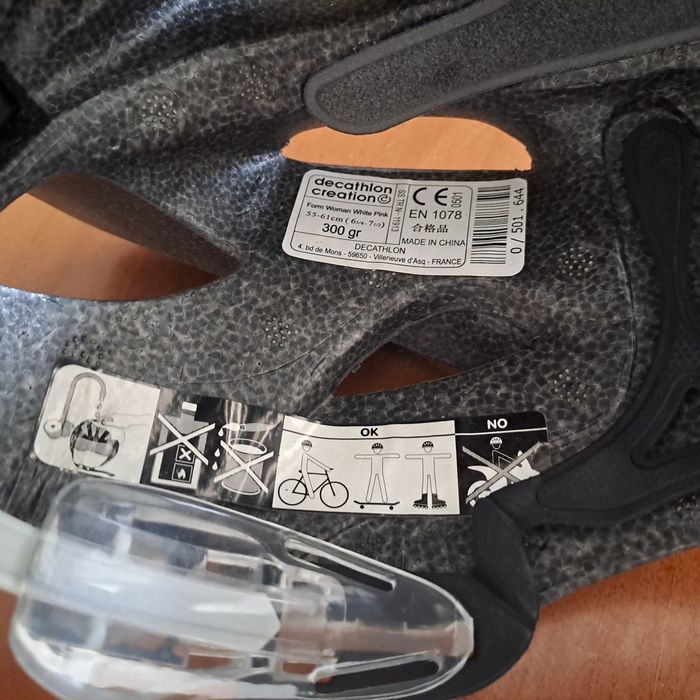 Capacete adulto de bicicleta b'Twin 55-61cm