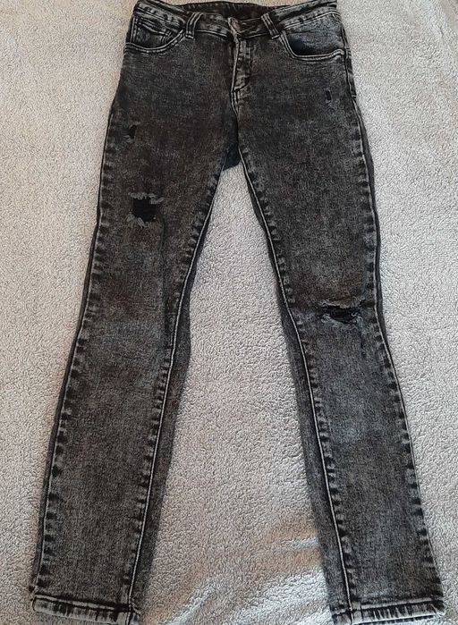 Jeans, wyzszy stan, rozm. 36, s