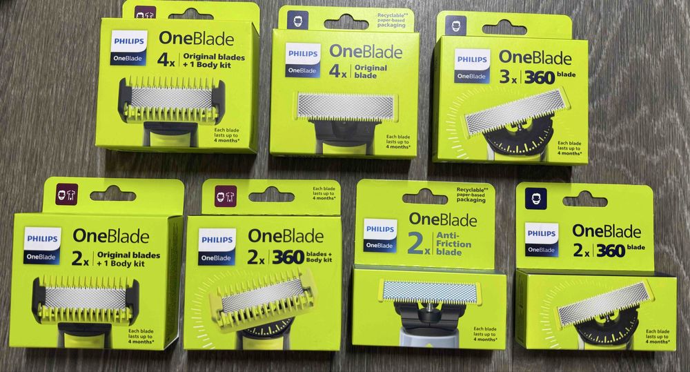 Леза насадки для бритви Philips One Blade Оригінал!
