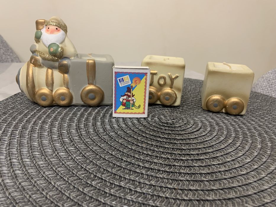 Свечи Поезд Санта