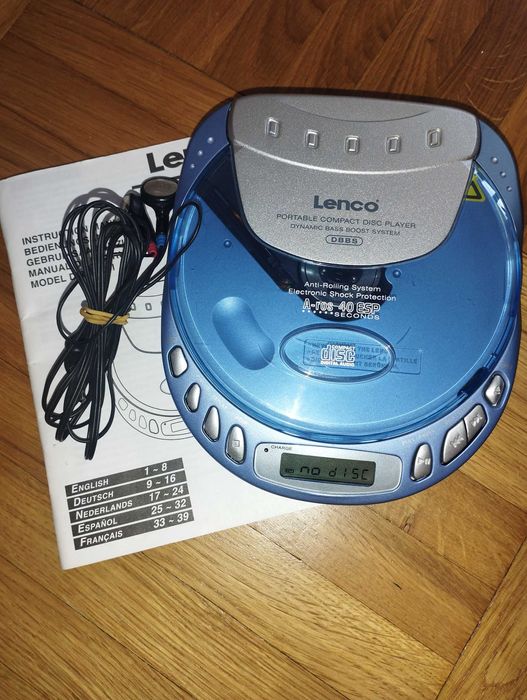 Discman Lenco w stanie idelanym