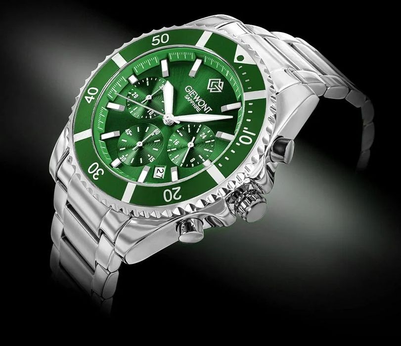 zegarek męski giewont chronograph sapphire elegancki