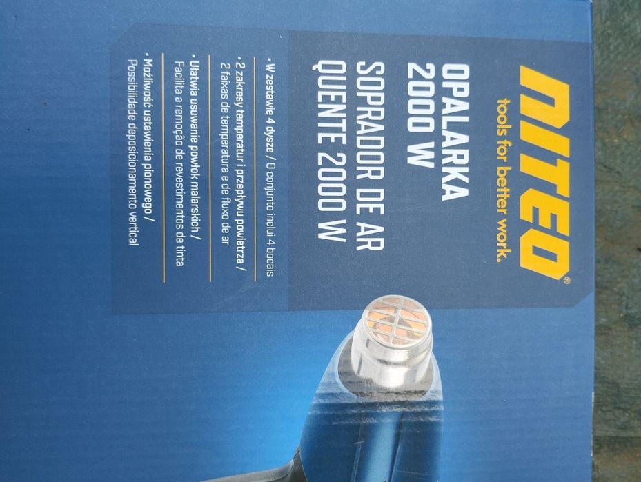 Opalarka + 4 dysze elektronarzędzia 2000W